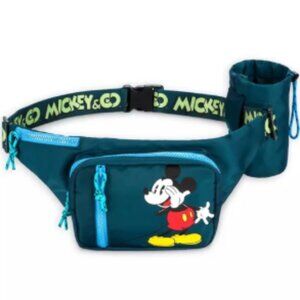 Disney Mickey & Co. Mickey Mouse Hip Pack with Water Bottle Pouch | Green | NWT